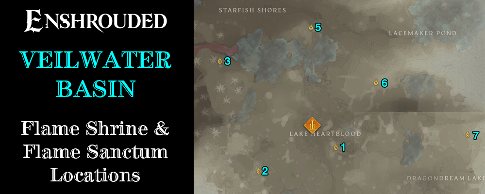 Veilwater Basin Flame Shrine & Flame Sanctum Locations